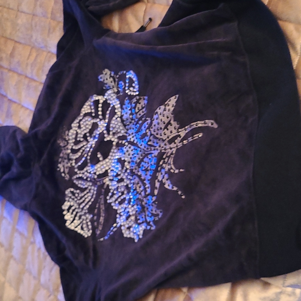 Velvet hoodie